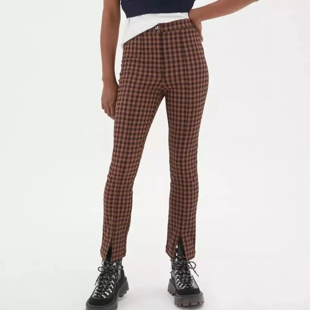 Urban Outfitters Tessa High Rise Notch Hem Pants
